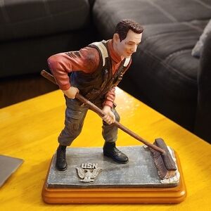 American Heroes Swabbin' the Deck Figurine